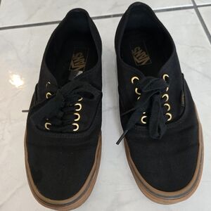 Vans Authentic Black Skate Shoe